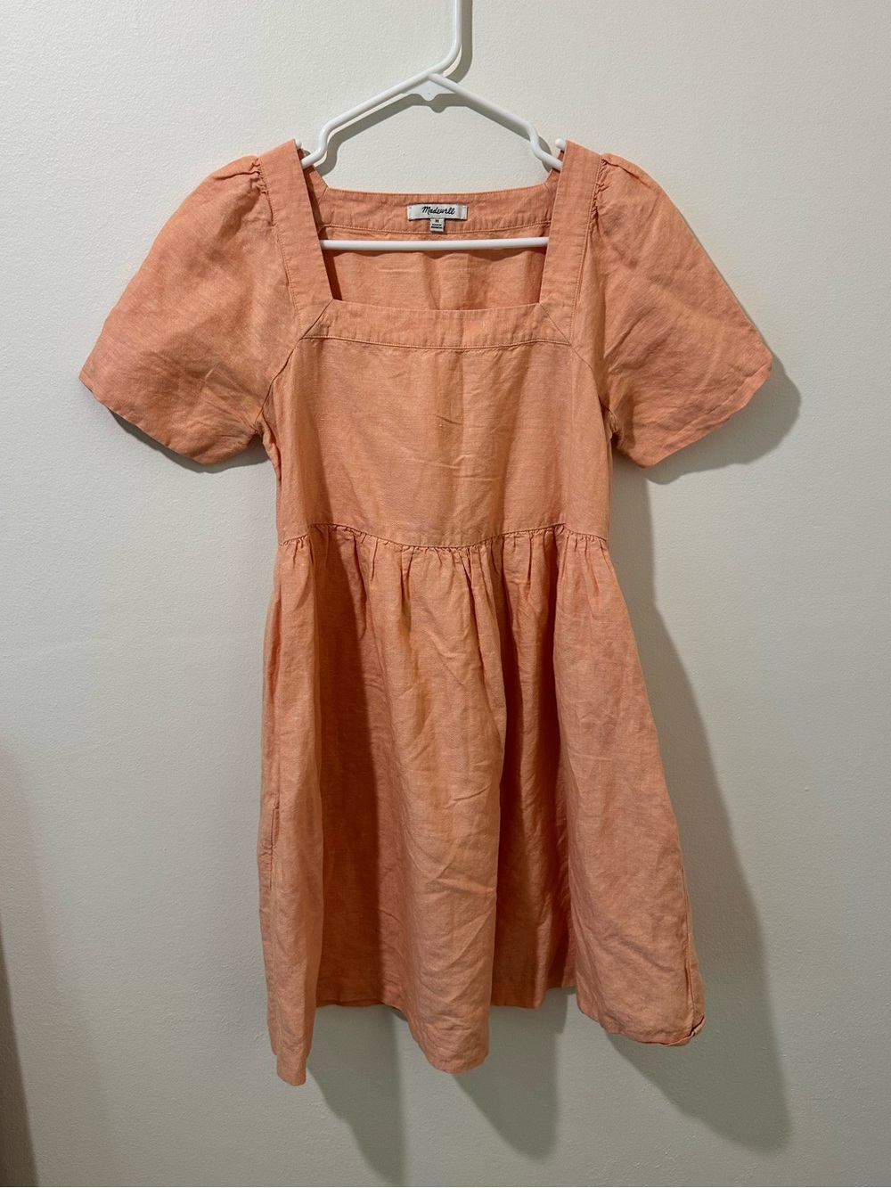 Pastel Peach Dress by Madewell